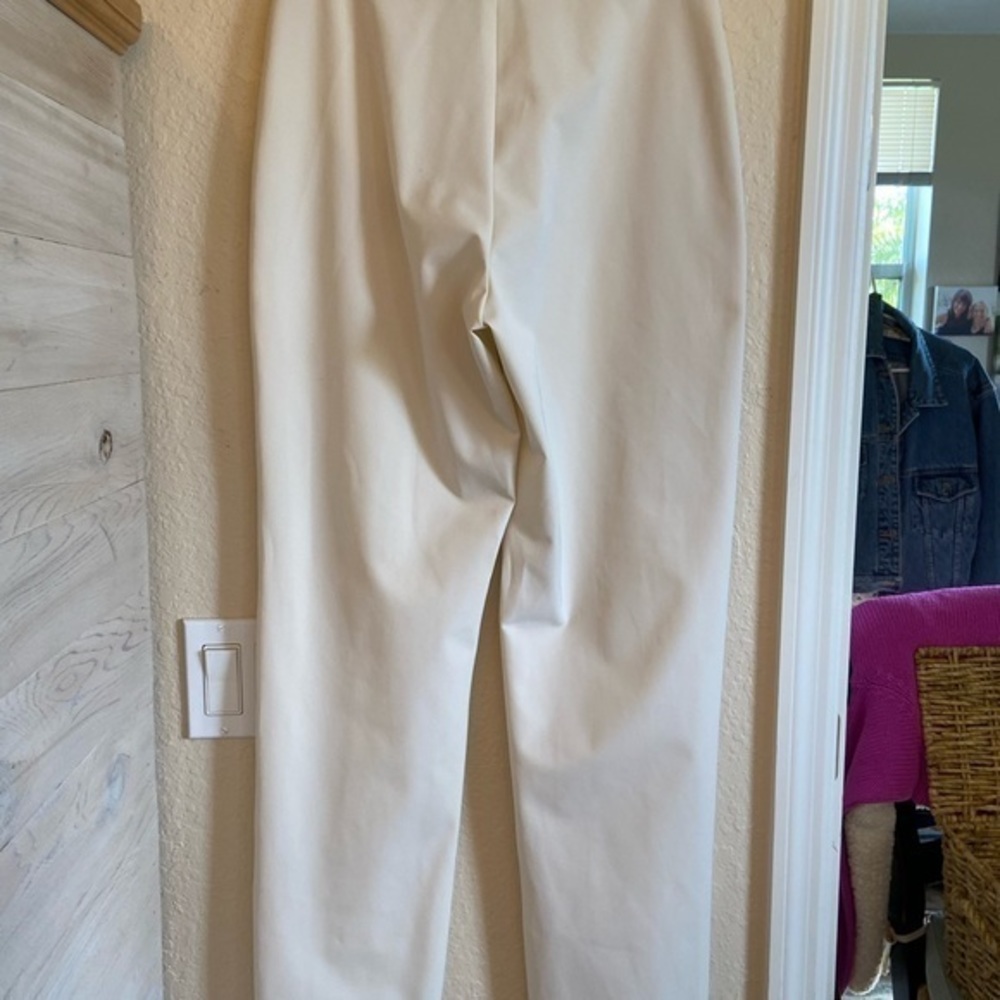 Cache cream high waisted size 6 pants vintage , zip at ankle‎ - Picture 3 of 12